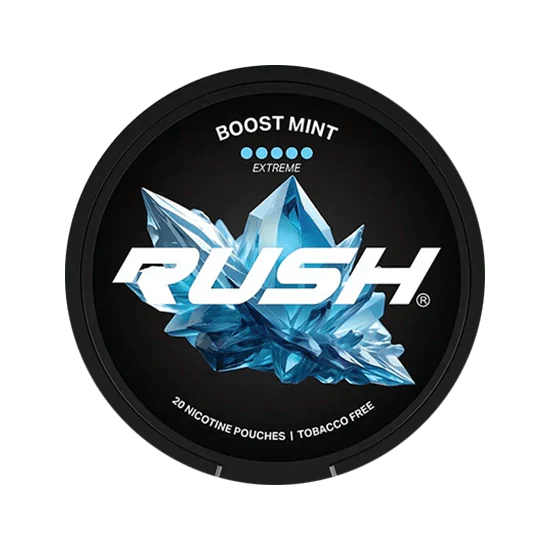 rush boost mint extreme nicotine pouches