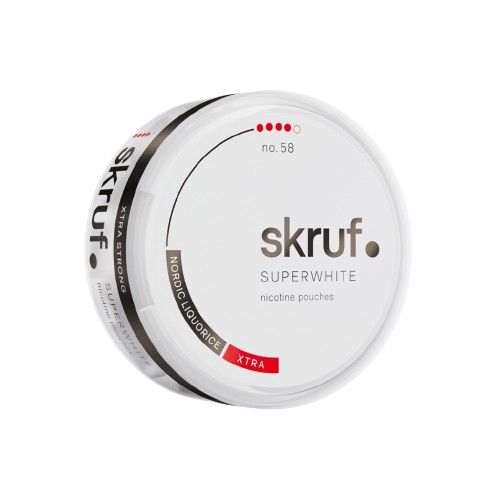 skruf nordic liquorice xtra nicotine pouches