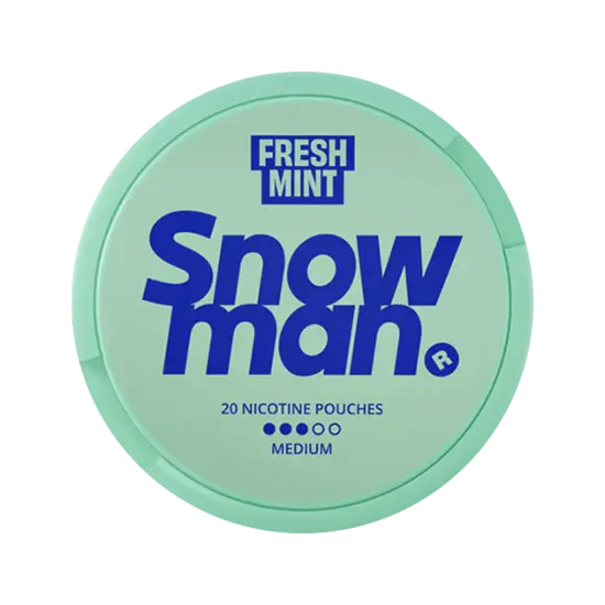 snowman fresh mint 9mg nicotine pouches
