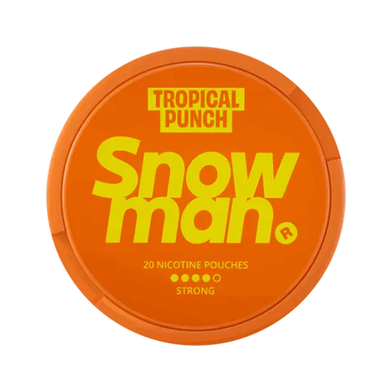 snowman tropical punch 12mg nicotine pouches