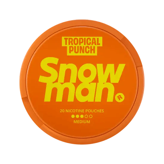snowman tropical punch 9mg nicotine pouches
