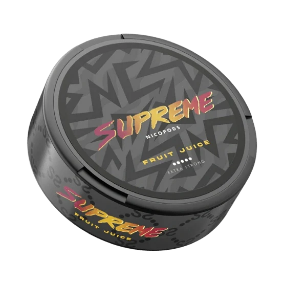 supreme fruit juice - 120mg nicotine pouches