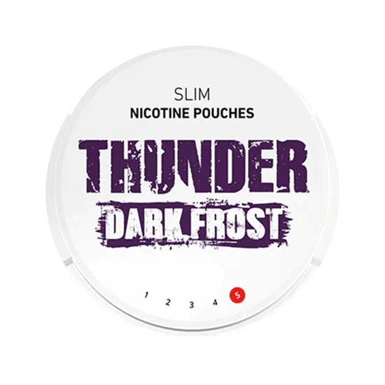 thunder dark frost nicotine pouches