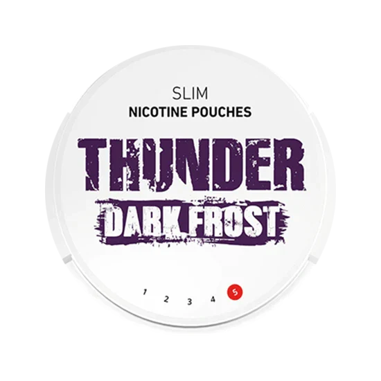 thunder dark frost nicotine pouches