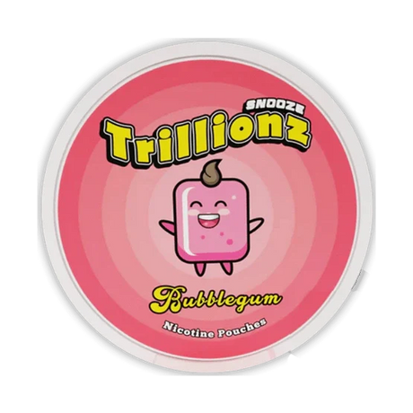 trillionz bubblegum - 150mg nicotine pouches