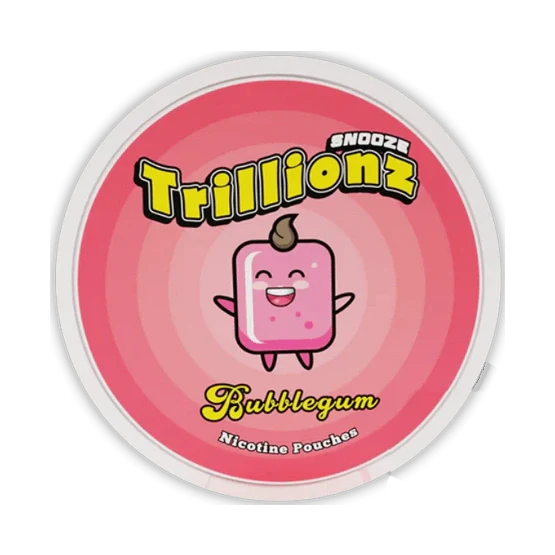 trillionz bubblegum - 150mg nicotine pouches