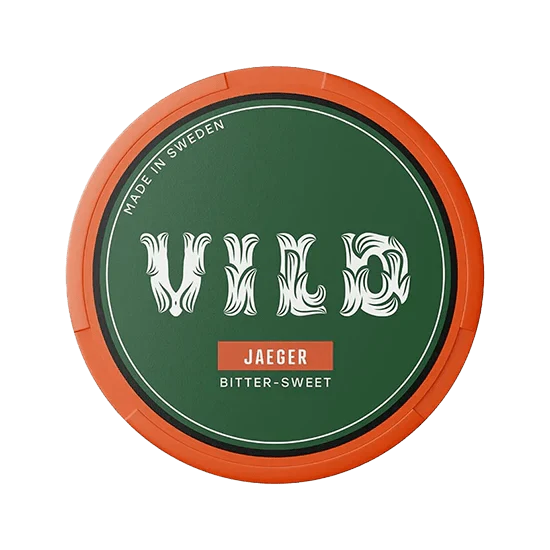vild jaeger bitter sweet nicotine pouches