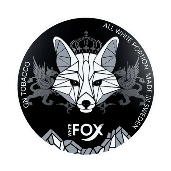 white fox black edition - 30mg nicotine pouches