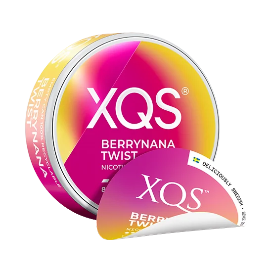 xqs berrynanana twist  8mg strong nicotine pouches