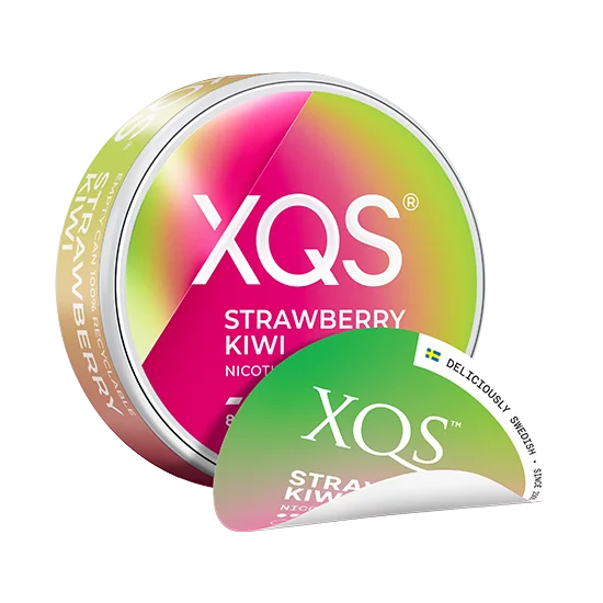 xqs strawberry kiwi  8mg strong nicotine pouches