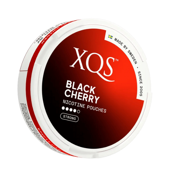 xqs black cherry - 8mg (strong) nicotine pouches