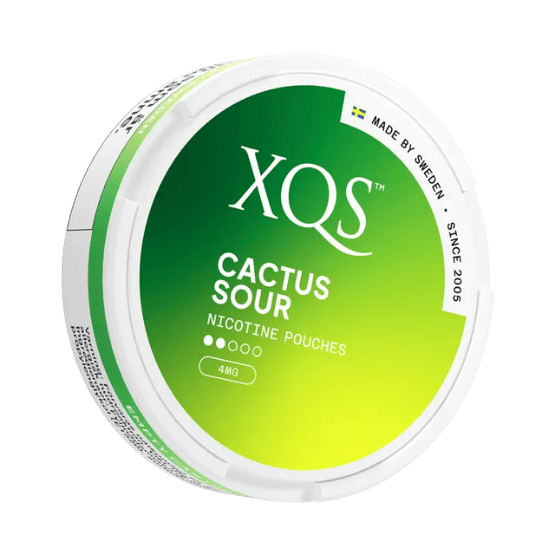 xqs cactus sour - 4mg (light) nicotine pouches