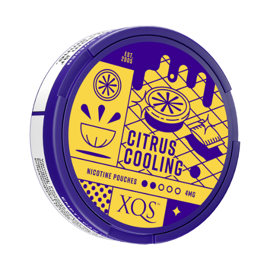 xqs citrus cooling - 4mg (light) nicotine pouches