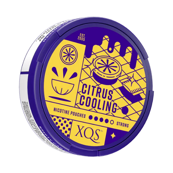 xqs citrus cooling - 8mg (strong) nicotine pouches