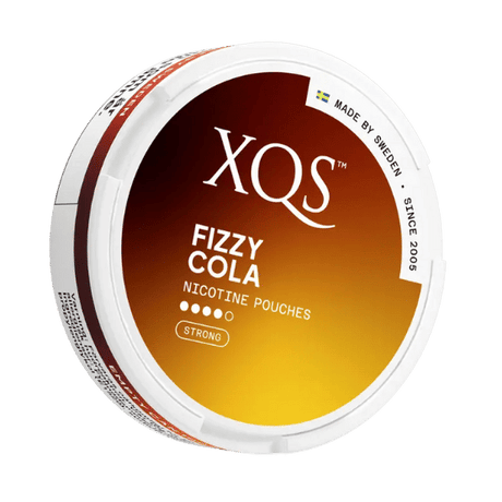 xqs fizzy cola - 8mg (strong) nicotine pouches