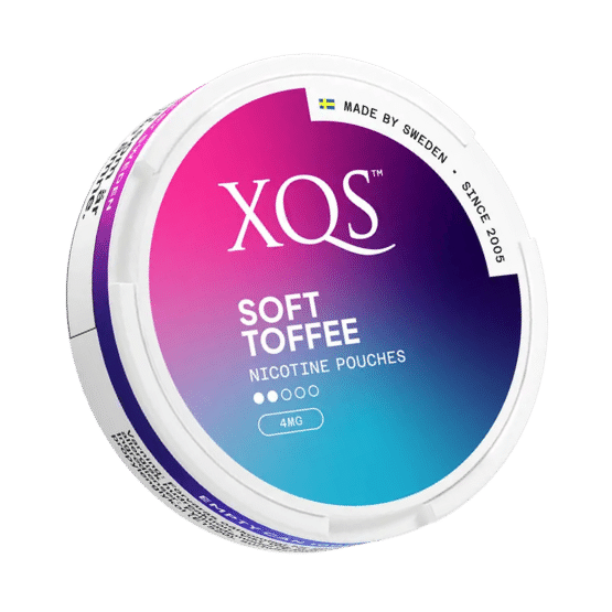 xqs soft toffee - 4mg (light) nicotine pouches