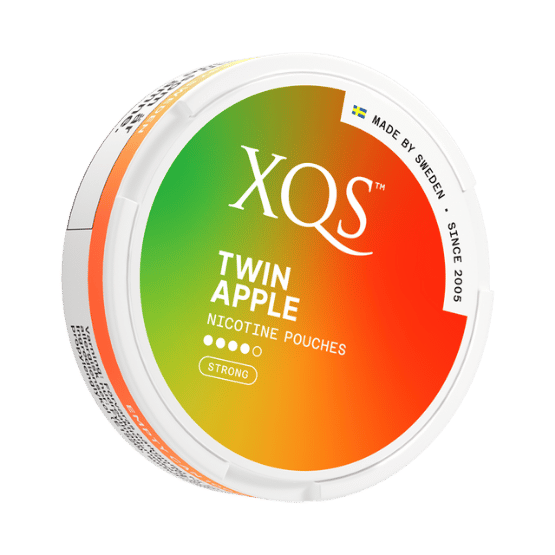 xqs twin apple - 8mg (strong) nicotine pouches