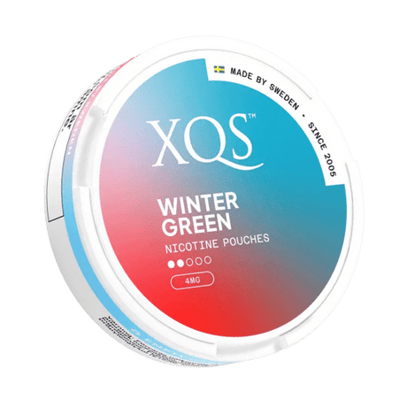 xqs wintergreen - 4mg (light) nicotine pouches