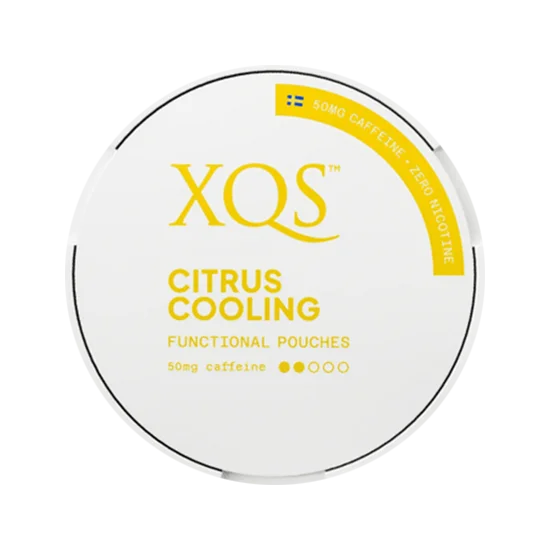 xqs citrus cooling 0 percent nicotine pouches