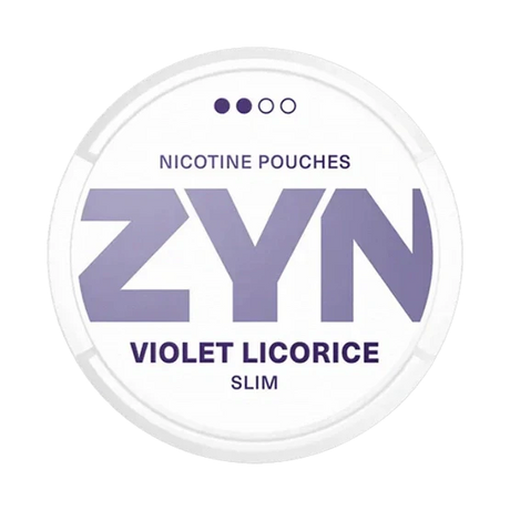 zyn violet licorice slim - 6.5mg nicotine pouches