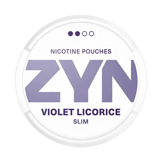 zyn violet licorice slim - 6.5mg nicotine pouches