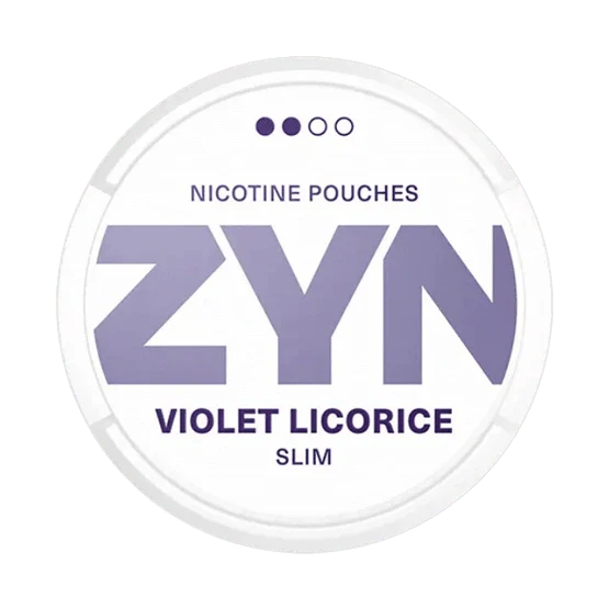 zyn violet licorice slim - 6.5mg nicotine pouches