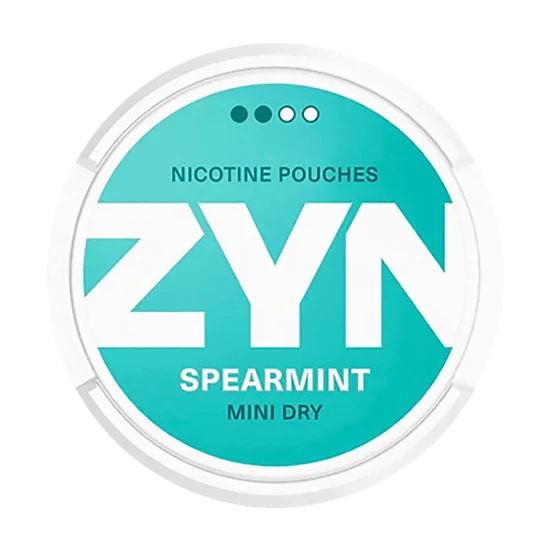 zyn spearmint mini - 3mg nicotine pouches