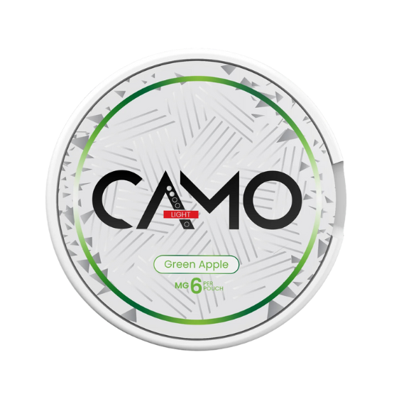 camo green apple - 6mg nicotine pouches