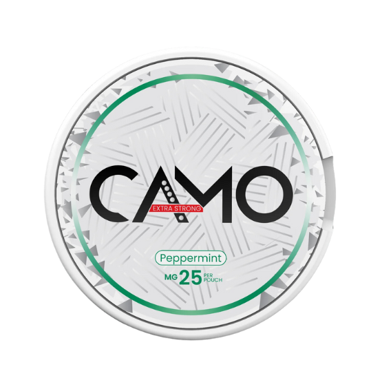 camo peppermint - 25mg nicotine pouches