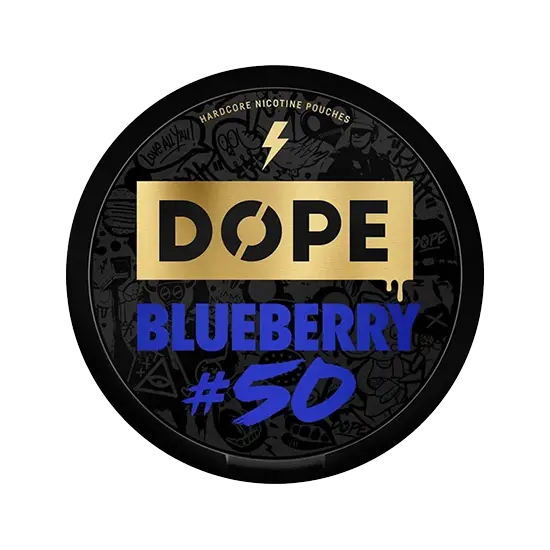 dope blueberry 50 nicotine pouches