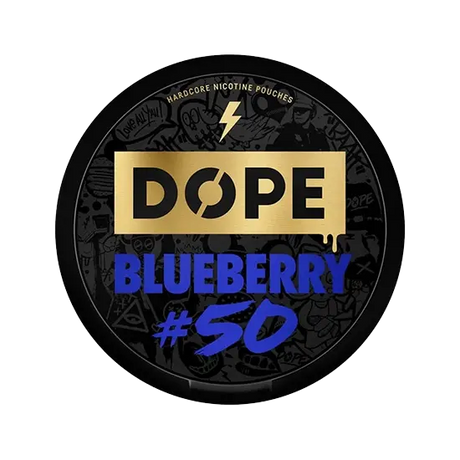 dope blueberry 50 nicotine pouches