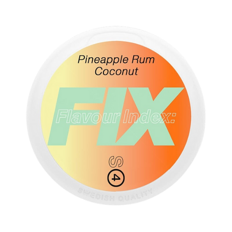 fix pineapple rum coconut - 9.8mg nicotine pouches