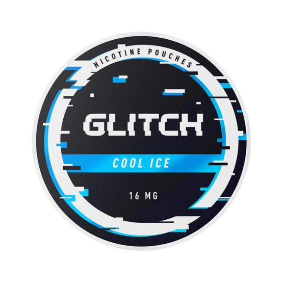 glitch cool ice - 16mg nicotine pouches