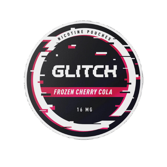 glitch frozen cherry cola - 16mg nicotine pouches