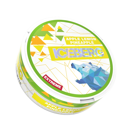 iceberg apple lemon pineapple - 50mg nicotine pouches