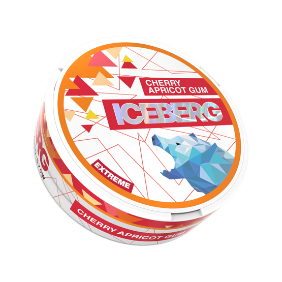 iceberg cherry apricot gum - 50mg nicotine pouches