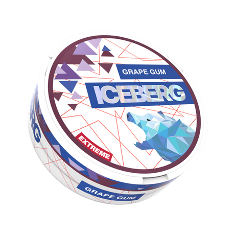 iceberg grape gum - 50mg nicotine pouches