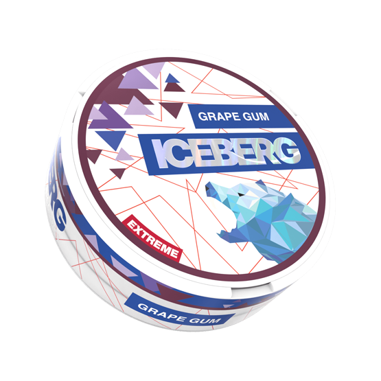 iceberg grape gum - 50mg nicotine pouches