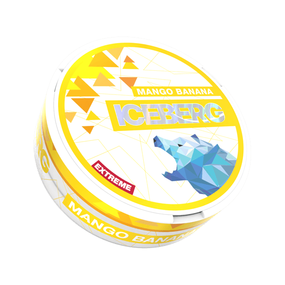 iceberg mango banana - 50mg nicotine pouches