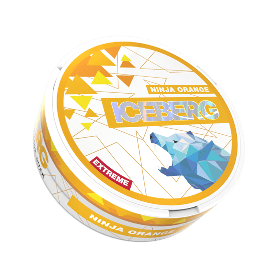 iceberg ninja orange - 50mg nicotine pouches