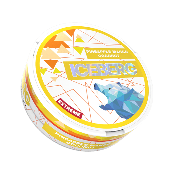 iceberg pineapple mango coconut - 50mg nicotine pouches