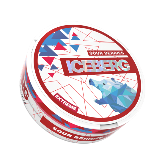 iceberg sour berries - 50mg nicotine pouches