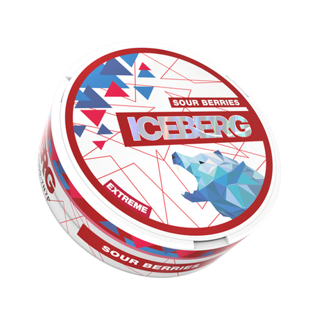 iceberg sour berries - 50mg nicotine pouches