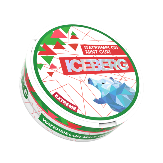 iceberg watermelon mint gum - 50mg nicotine pouches