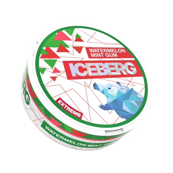 iceberg watermelon mint gum - 50mg nicotine pouches