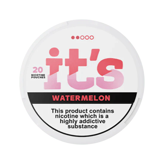 it's watermelon 8.5mg nicotine pouches