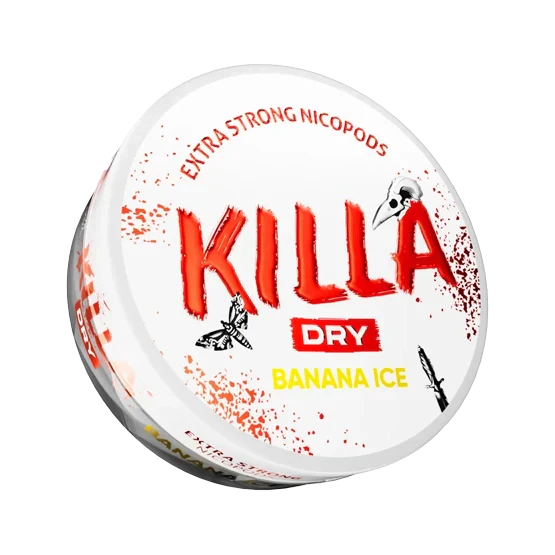 killa dry banana ice - 9.9 mg nicotine pouches