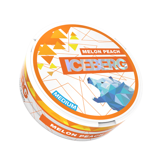 iceberg melon peach - 50mg nicotine pouches