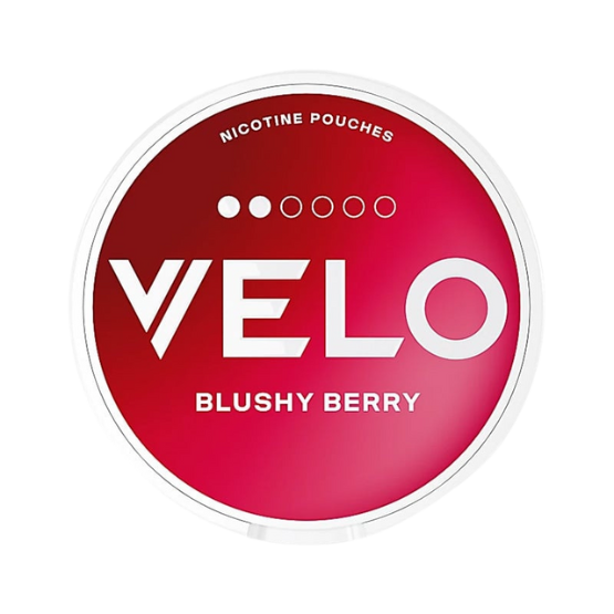 velo blushy berry - 6 mg nicotine pouches