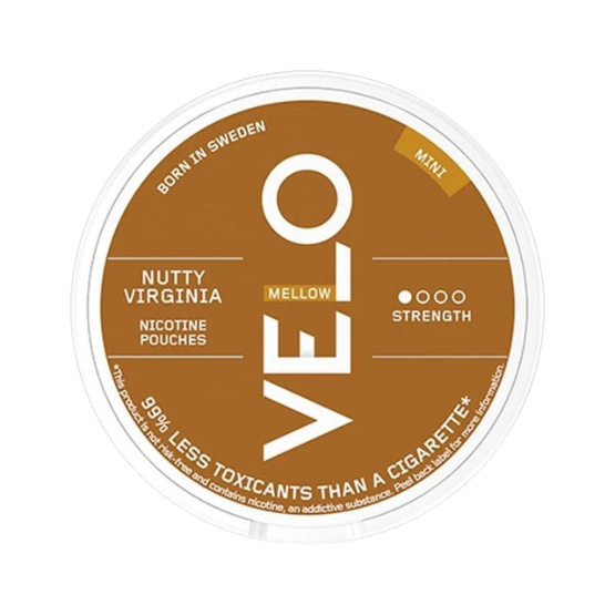 velo nutty virginia mini - 6 mg nicotine pouches